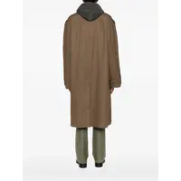 HALF & HALF OVERCOAT BROWN