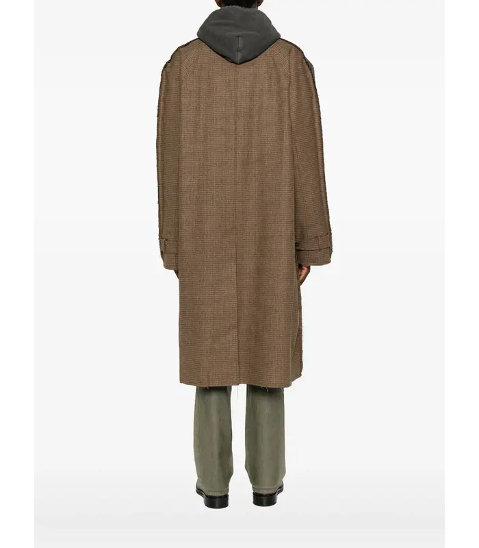 HALF & HALF OVERCOAT BROWN