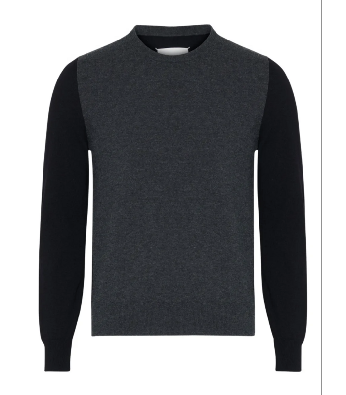 CREWNECK grey black