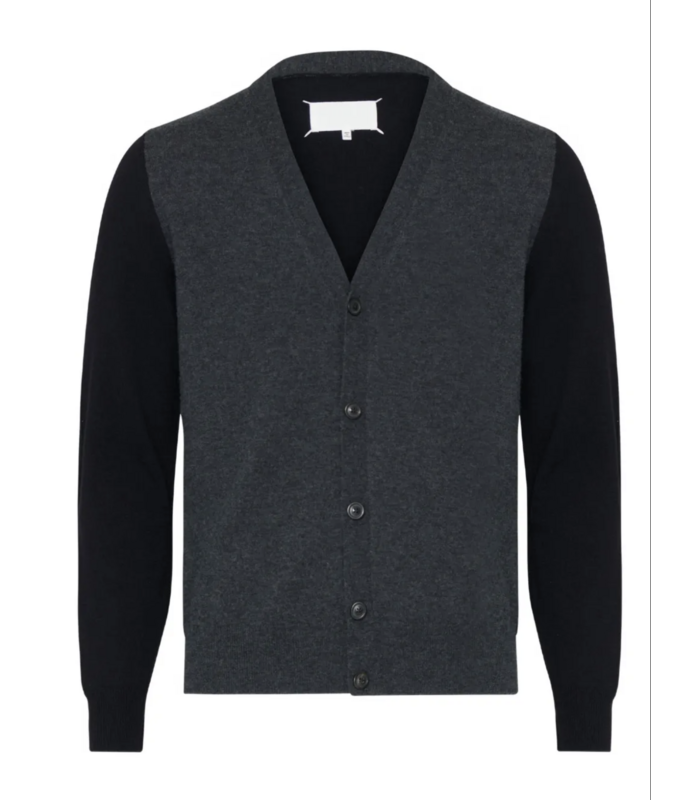 cardigan grey black