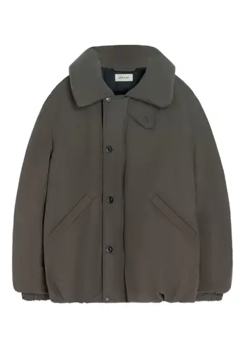 LEMAIRE puffer blouson dark espresso LEMAIRE puffer blouson dark espresso