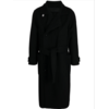 LEMAIRE WRAP COAT BLACK