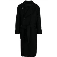WRAP COAT BLACK