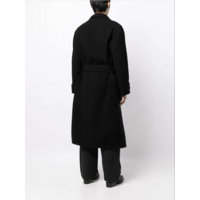 WRAP COAT BLACK