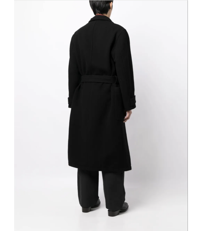 WRAP COAT BLACK