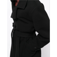 WRAP COAT BLACK