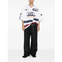 OVERSIZED HOCKEY TOP WHITE NAVY