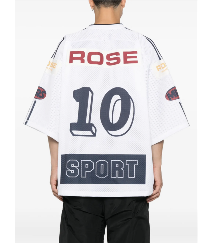 OVERSIZED HOCKEY TOP WHITE NAVY