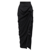 VIVIENNE WESTWOOD LONG SIDE PANTHER SKIRT BLACK