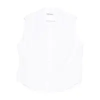 WING SHIRT SLEEVELESS WINTER BOUGUET SUPER POPLIN