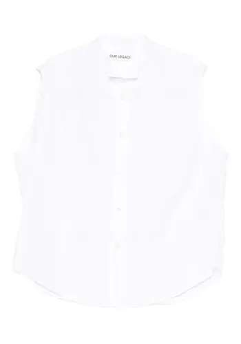 OUR LEGACY wing shirt sleeveless winter bouguet super poplin OUR LEGACY wing shirt sleeveless winter bouguet super poplin