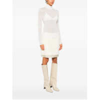 TOP HIGH NECK LONG SLEEVE WHITE