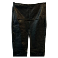 GONNA IN PELLE SLICED SKIRT BLACK