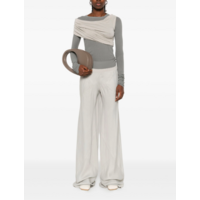 CROPPED RIB LS T WASHED INDIGO