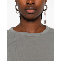 CROPPED RIB LS T WASHED INDIGO