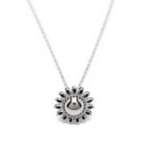 JORDANA PENDANT PLATINUM BLACK