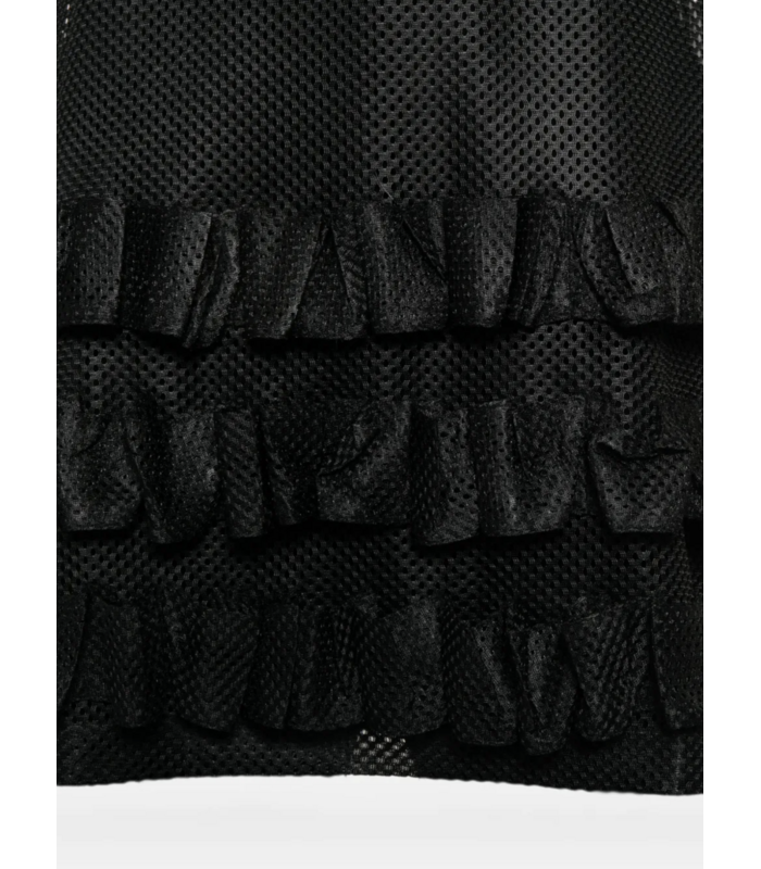 ruffle tanktop black