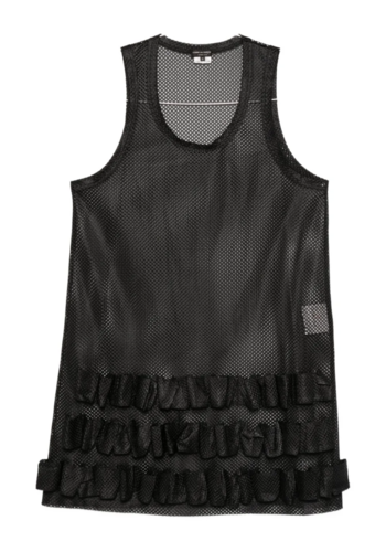 COMME DES GARÇONS HOMME PLUS ruffle tanktop black