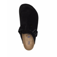 BOSTON SOFT FOOTBED SUEDE LEATHER BLACK
