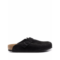 BOSTON SOFT FOOTBED SUEDE LEATHER BLACK