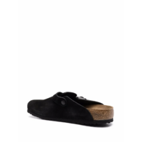 BOSTON SOFT FOOTBED SUEDE LEATHER BLACK