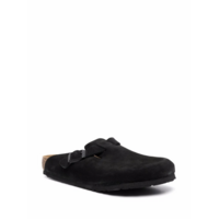 BOSTON SOFT FOOTBED SUEDE LEATHER BLACK