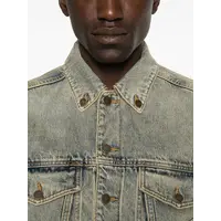 SHRUNKEN DENIM JACKET SURFACE WAVE