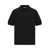 ENTIRE STUDIOS SHORT SLEEVE KNIT POLO BLACK