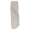 ENTIRE STUDIOS LUMIERE SCARF SKIRT STONE