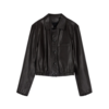 LEMAIRE SOFT LEATHER BLOUSON BLACK CHERRY