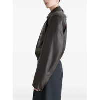 SOFT LEATHER BLOUSON BLACK CHERRY