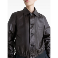 SOFT LEATHER BLOUSON BLACK CHERRY