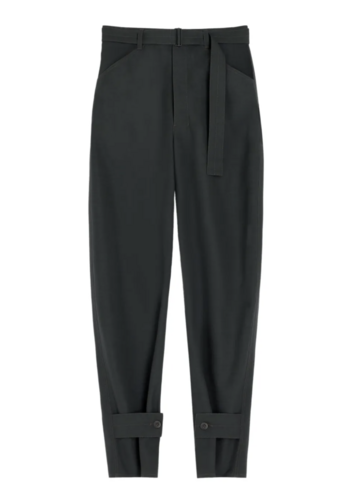 LEMAIRE curved tailored pants coal LEMAIRE curved tailored pants coal