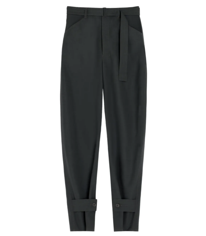 CURVED TAILORED PANTS COAL