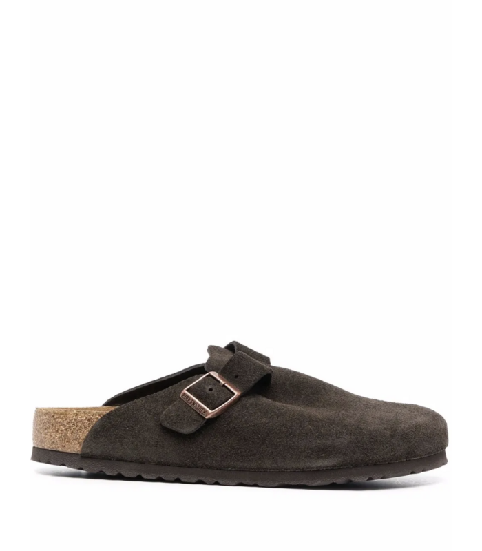 Boston Soft Footbed Suede Leather Mocha