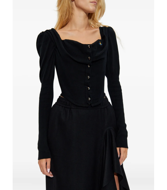 BEA CORSET CARDI BLACK