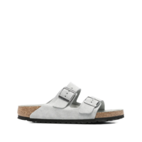 Arizona Soft Footbed Suede Leather Unisex Pure Sage Tonal