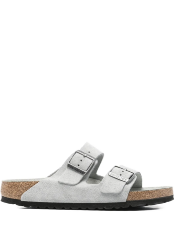BIRKENSTOCK arizona soft footbed suede leather unisex pure sage tonal