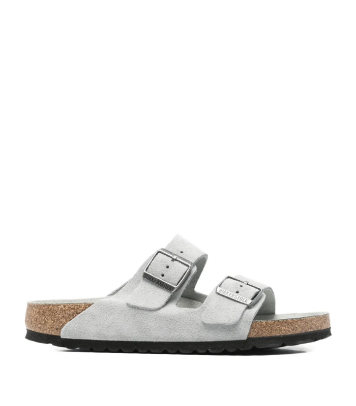 Arizona Soft Footbed Suede Leather Unisex Pure Sage Tonal