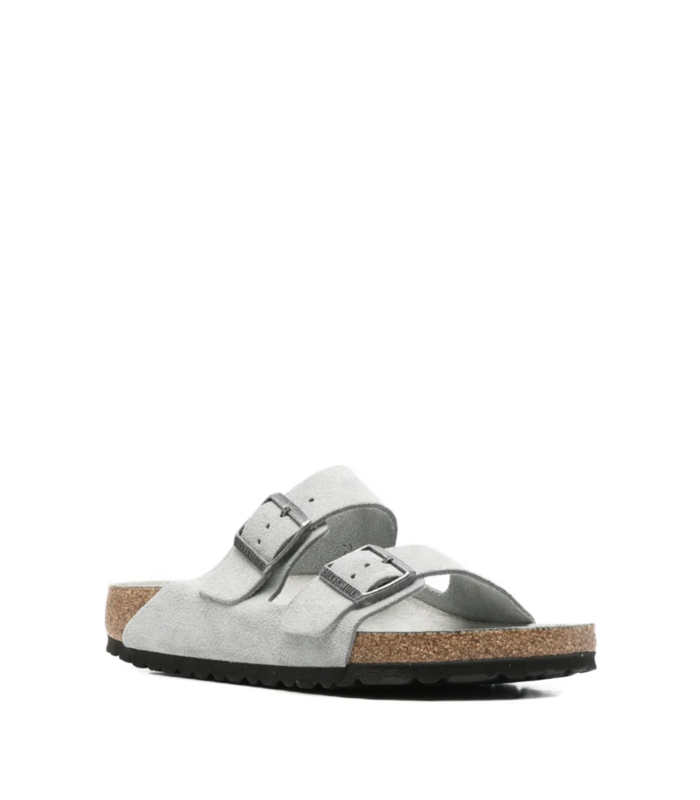 Arizona Soft Footbed Suede Leather Unisex Pure Sage Tonal