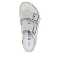 Arizona Soft Footbed Suede Leather Unisex Pure Sage Tonal