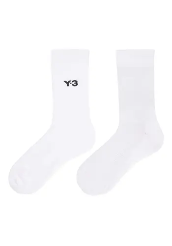 Y-3 cl sock cre white