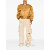 CROPPED BROAD BOMBER SPICED YELLOW