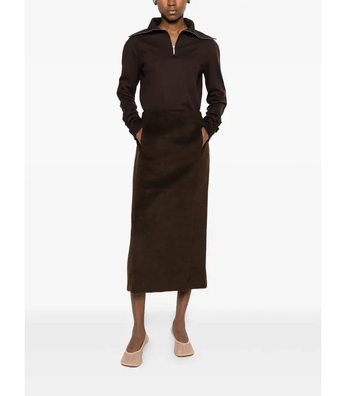 APEX WOOL TOP BROWN