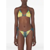 RE-EDITION BIKINI SET PRINTED VASARELY BLUE/PURPLE/YELLOW