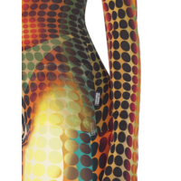 RE-EDITION HIGH NECK WITH LONG SLEEVES ORANGE/BLUE/BROWN