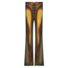 JEAN-PAUL GAULTIER RE-EDITION FLARE TROUSERS ORANGE/BLUE/BROWN