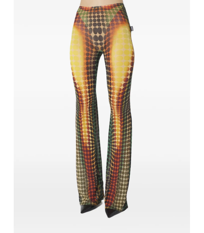 RE-EDITION FLARE TROUSERS ORANGE/BLUE/BROWN