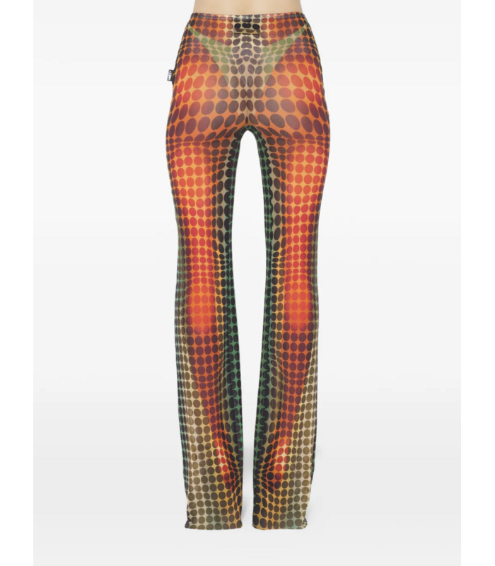 RE-EDITION FLARE TROUSERS ORANGE/BLUE/BROWN