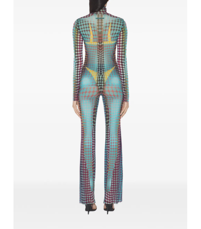 RE-EDITION HIGH NECK WITH LONG SLEEVES BLUE/PURPLE/YELLOW